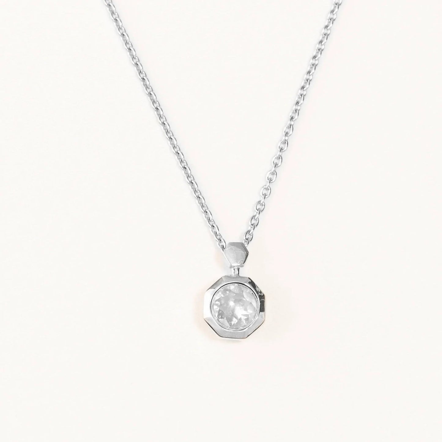 OCTAGON WHITE GOLD